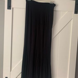 Black maxi skirt